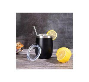 Vaso MUG Térmico Acero Inoxidable 360 ML Negro