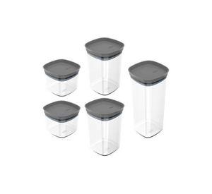 Conjunto Contenedores Block Gris