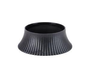 PEDESTAL PLATO TORTA NEGRO