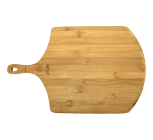 Tabla Pizza De Madera De Bamboo Wayu Color Café