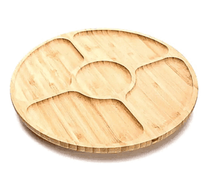 Tabla Para Servir Aperitivos Y Picoteo Bambú Picnic