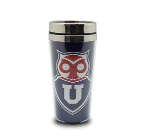 MUG TERMICO LOGO PLATEADO UNIVERSIDAD DE CHILE