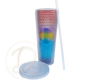 Vaso Mug Tublr Stud Botella Motivacional Vaso con Bombilla