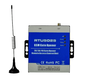 Relé abre portón celular y central alarma 4G RTU5025