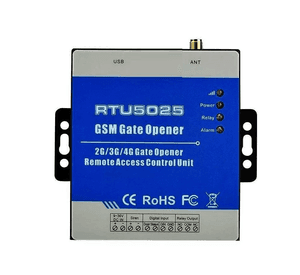 Relé abre portón celular y central alarma 4G RTU5025