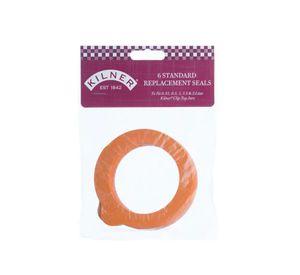Set 6 Repuestos Silicona Frasco Kilner 0,35 y 2 Lts