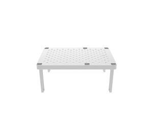 Organizador de Estante Rectangular Level Blanco
