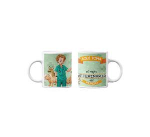 Tazones tazas blancas Para el Veterinario Personalizado