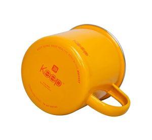 MUG METALICO 16OZ KEEP AMARILLO