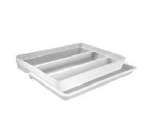 Organizador de Utensilios Extensibles Logic Blanco
