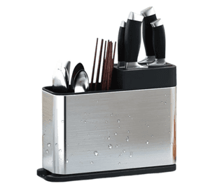 Organizador Escurridor Utensilios Cuchillos Acero Inoxidable