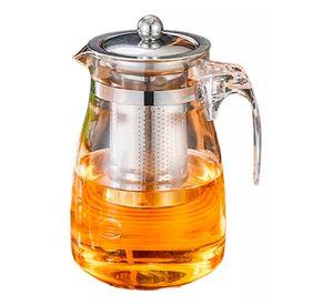 Tetera Té Infusiones Vidrio Con Filtro Acero Inox 750ml