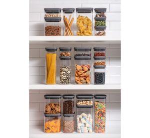 Contenedor Block Rectangular Gris 1,5 Lt