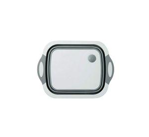 Tabla Cortar 3 En 1 Silicona Plegable Drenaje Cocina