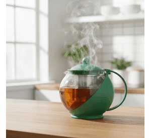 Tetera De Vidrio Con Infusor 1250ml Para Cocina