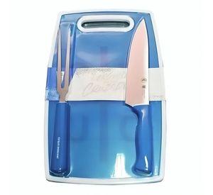SET TABLA + CUCHILLO + TENEDOR U CATOLICA