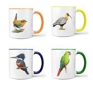 Set De 4 Tazones De Pájaros N°2