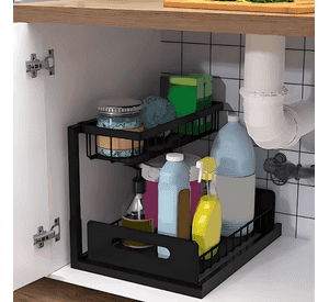 Organizador De Cocina Retráctil Multiuso Debajo Lavalozas