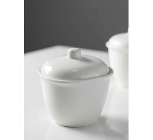 Set Azucarero Ceramica Blanco 6 Pcs
