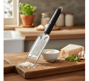 Rallador De Queso Manual Acero Inoxidable Cocina Con Mango