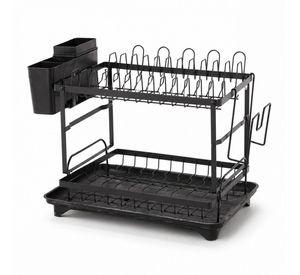 Escurridor De Platos Con Desagüe Para Mesón Más Ordenado