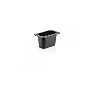 CONTENEDOR POLICARBONATO NEGRO 1/9x10 CM