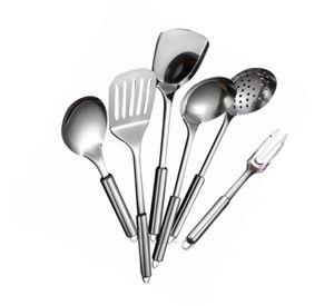 Set 7 Piezas Utensilios Cocina Cucharas Espatula Y Otros