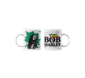 Tazones tazas blancas Bob Marley Rock Musica