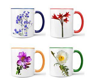 Set De 4 Tazones De Flores N°1