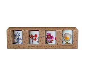 Set De 4 Tazones De Flores N°1