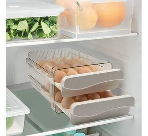 Organizador De Huevos Caja Para 40 Huevos 2 Niveles