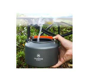 Tetera Hervidor de Agua para Camping - Con Silbato, 1.6 Litros