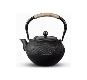 Tetera de Hierro Fundido Japonesa - Con Infusor de Acero, para Té