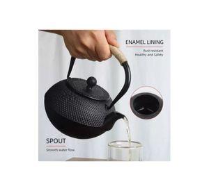 Tetera de Hierro Fundido Japonesa - Con Infusor de Acero, para Té