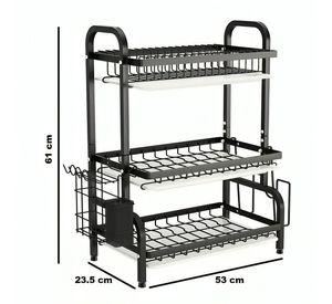 Secador Escurridor De Loza Platos 3 Niveles