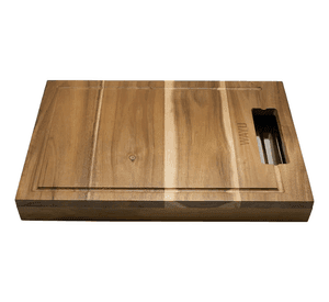 Tabla Madera Bandeja De Acero Wayu Liso