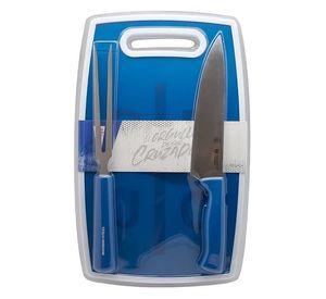 SET TABLA + CUCHILLO + TENEDOR U CATOLICA
