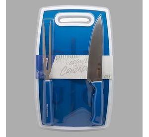 SET TABLA + CUCHILLO + TENEDOR U CATOLICA