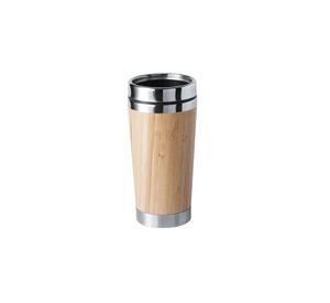 Vaso MUG Tapa Acero Bambú Ariston 500 ML