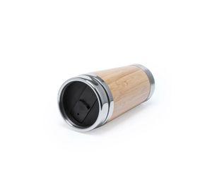 Vaso MUG Tapa Acero Bambú Ariston 500 ML