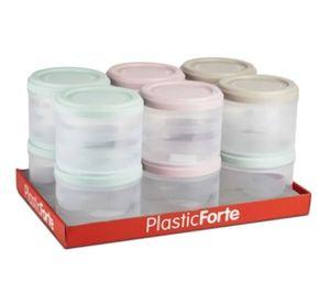 Contenedor Plastico Con Tapa 500ml