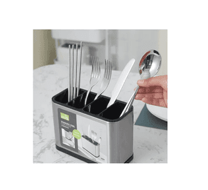 Escurridor De Cubiertos Utensilios Cocina Acero Inoxidable
