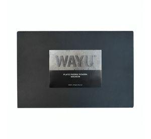 PLATO RECTANGULAR PIEDRA PIZARRA 30 CM WAYU