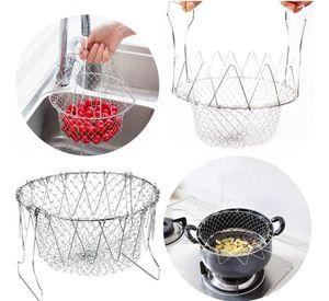 Colador Plegable De Acero Inoxidable