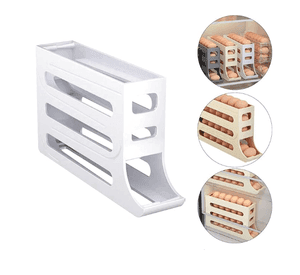 Dispensador de Huevos Pro con 4 Bases Perfecta para Organizar Huevos