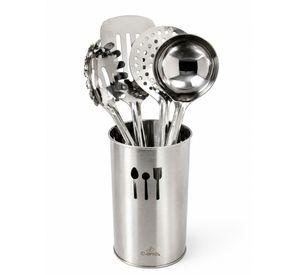 Set Utensilios De Cocina Acero Inoxidable Soporte Metalico Cuiner