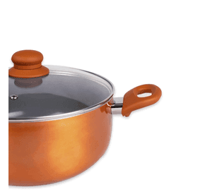 Batería Aluminio Titanio 7 piezas Cobre Doral