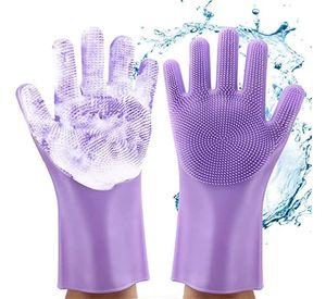 2 Guantes Magicos De Silicona Lavaloza Multiuso Limpieza