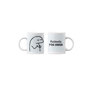 Tazones tazas blancas Paciencia porfavor Regalo