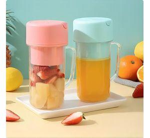 Vaso Licuadora Juguera Portátil Mini Recargable De 420ml Verde
